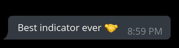 Member message: Best indicator ever